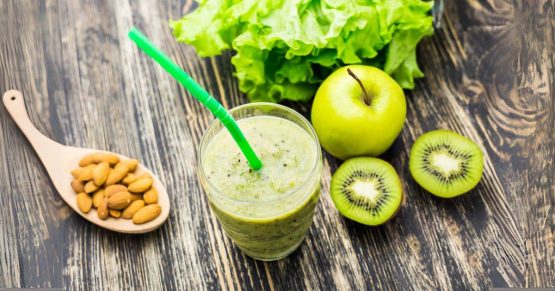 Batido de Kiwi, Manzana Verde y Miel