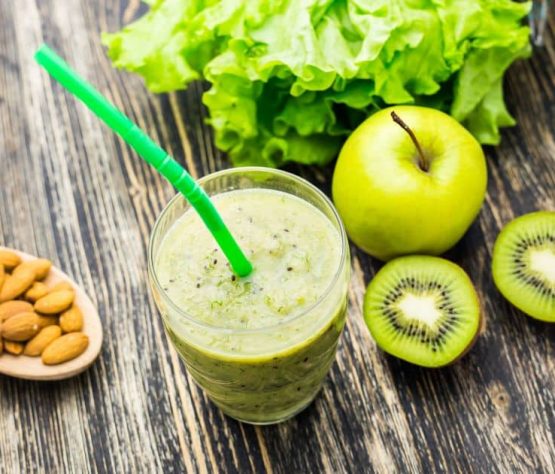 Batido de Kiwi, Manzana Verde y Miel