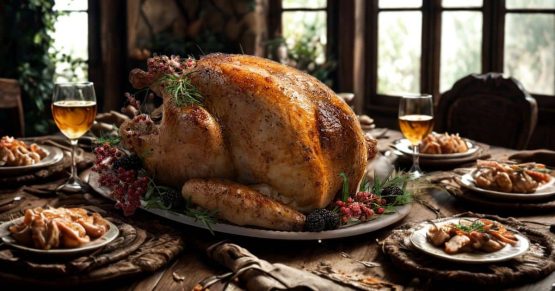Receta fácil de pavo horneado para 8 Personas