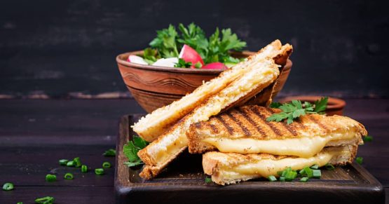 Derretido de queso con bacon