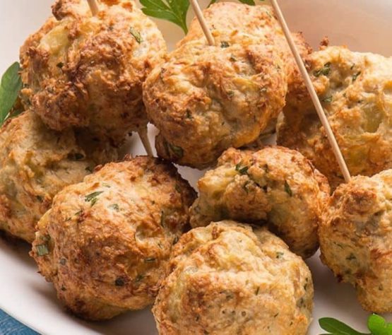 Albóndigas vegetarianas con papas