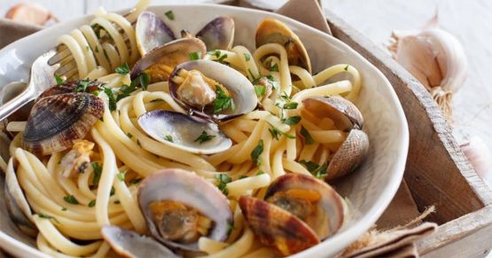 Linguini con Almejas