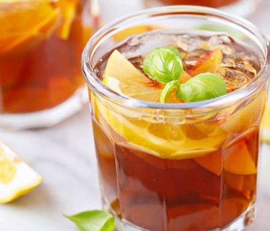 Té Frío Natural de Melocotón y Limón
