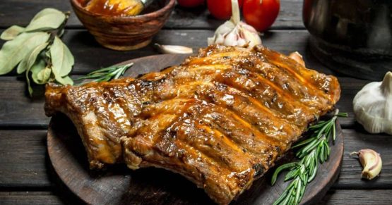 Costillas de cerdo BBQ