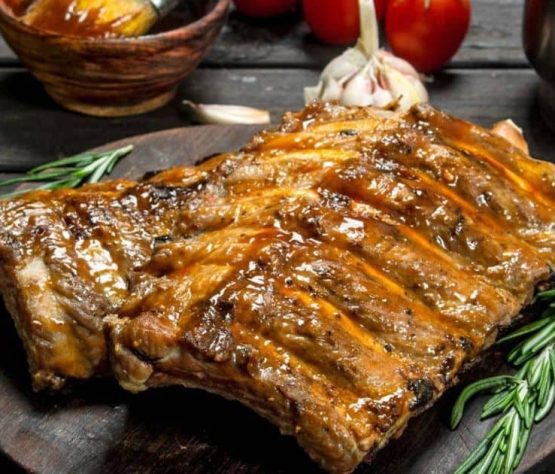 Costillas de cerdo BBQ