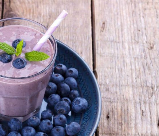 Smoothie de blueberry
