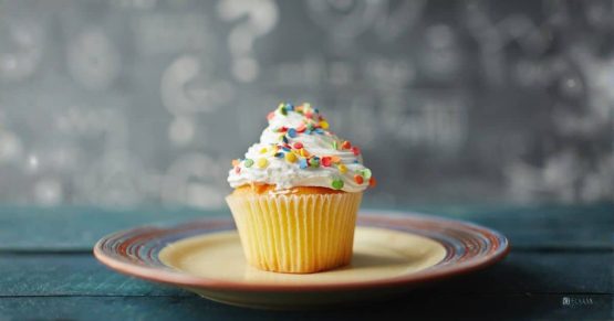 Muffin de chispas de chocolate