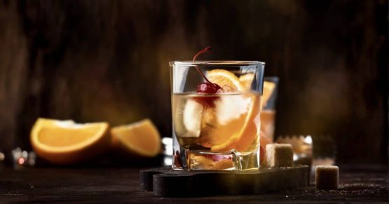 Old fashioned drink