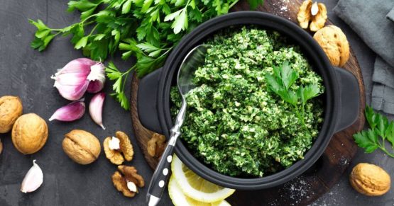 Pesto con nueces
