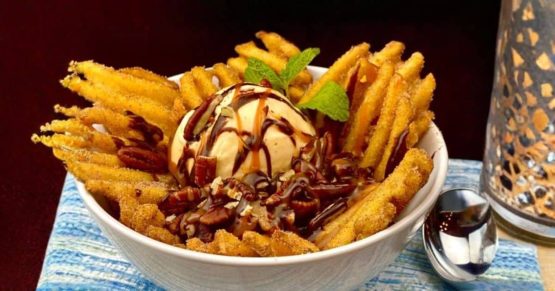 Sundae con papas